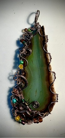 The Museum is having a wire wrap class to create an agate slice sun-catcher
