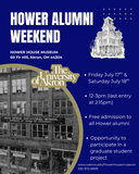 Hower Alumni Weekend (Jul 17, 2026, 12pm - 3pm)