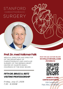 5th Dr. Bruce A. Reitz Visiting Professor Lecture Featuring Prof. Dr. med Volkmar Falk