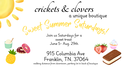 Sweet Summer Saturdays
