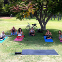 FRIDAY evening sunset yoga with my Homies