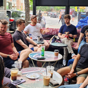 Morning tech and coffee