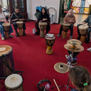 Midtown Drum Circle at Placita MX Midtown Sacramento!