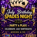 Spades Night/ July birthday celebration! Dunwoody