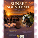 Sunset Sound Bath with Horses