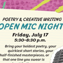 OPEN MIC NIGHT!