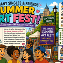 Albany Summer Art Fest Social Meetup | Art, Music & New Friends