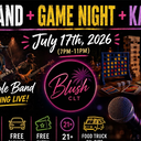 Live Music + Game Night + Karaoke