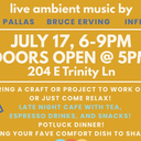 🌙 Free Community Cafe Night: Sound Lounge, Potluck & Crafts